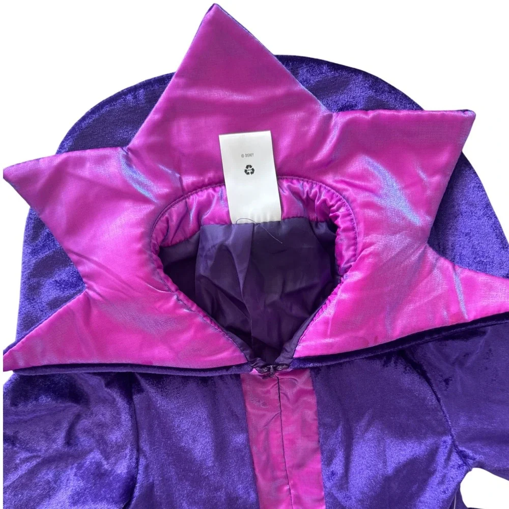 Maleficent Costume‎ Dress & Headpiece Girls Kids Halloween Cosplay - Picture 8 of 12